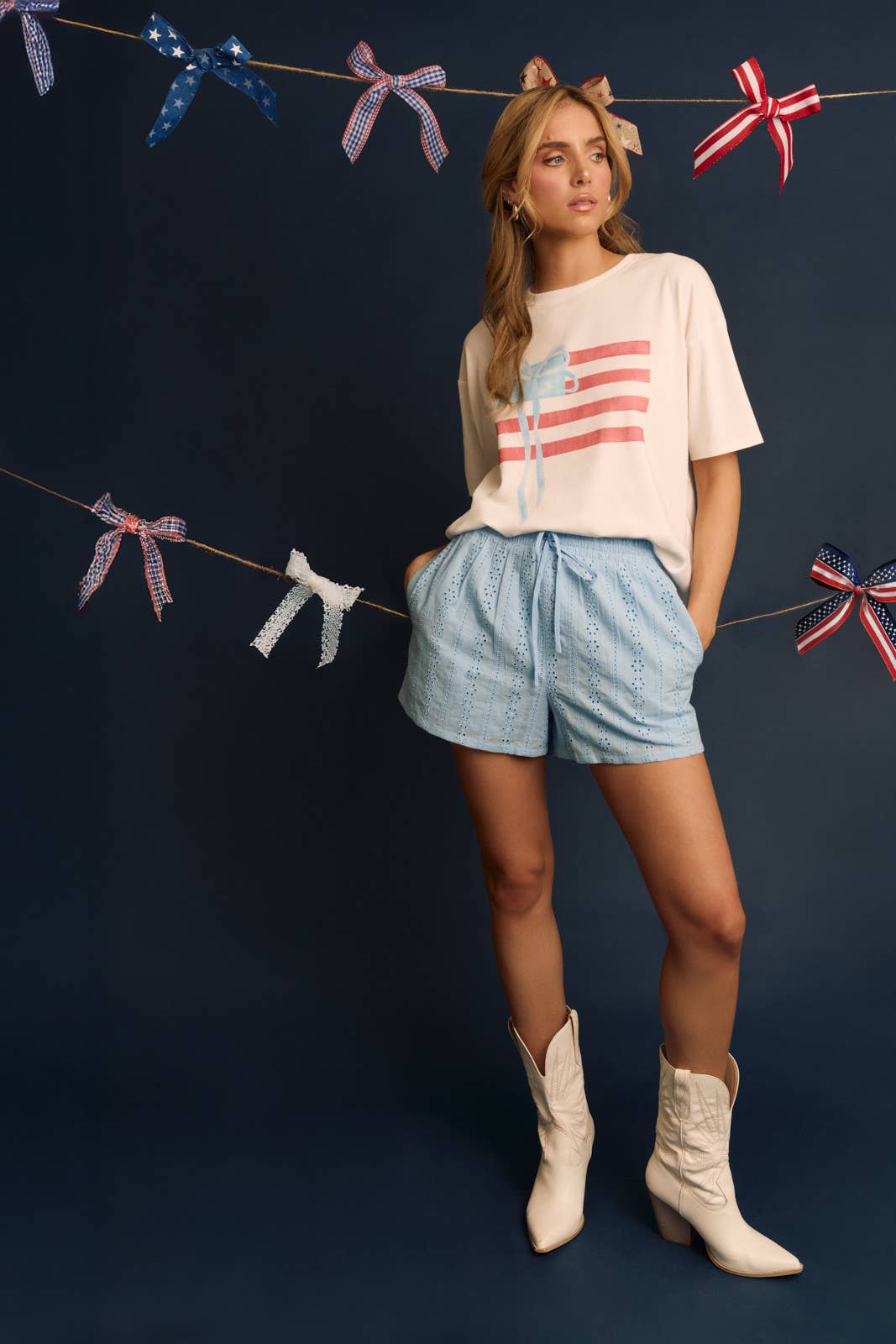EYELET BOXER SHORTS