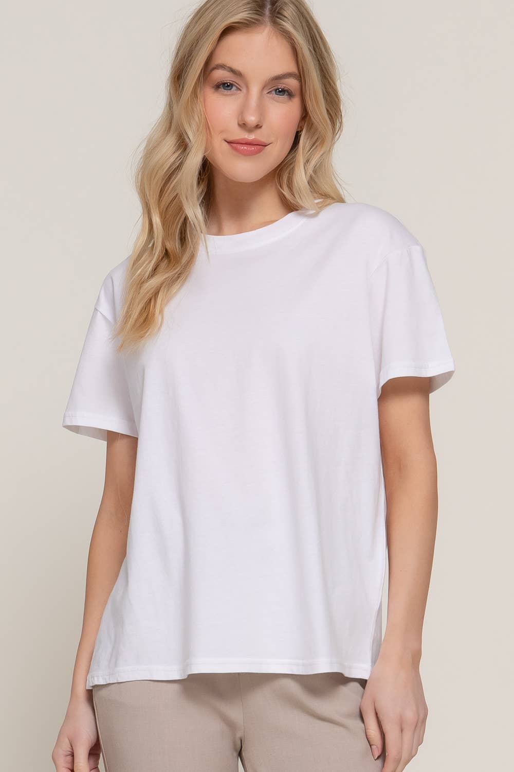 Short Sleeve Round Neck Tee