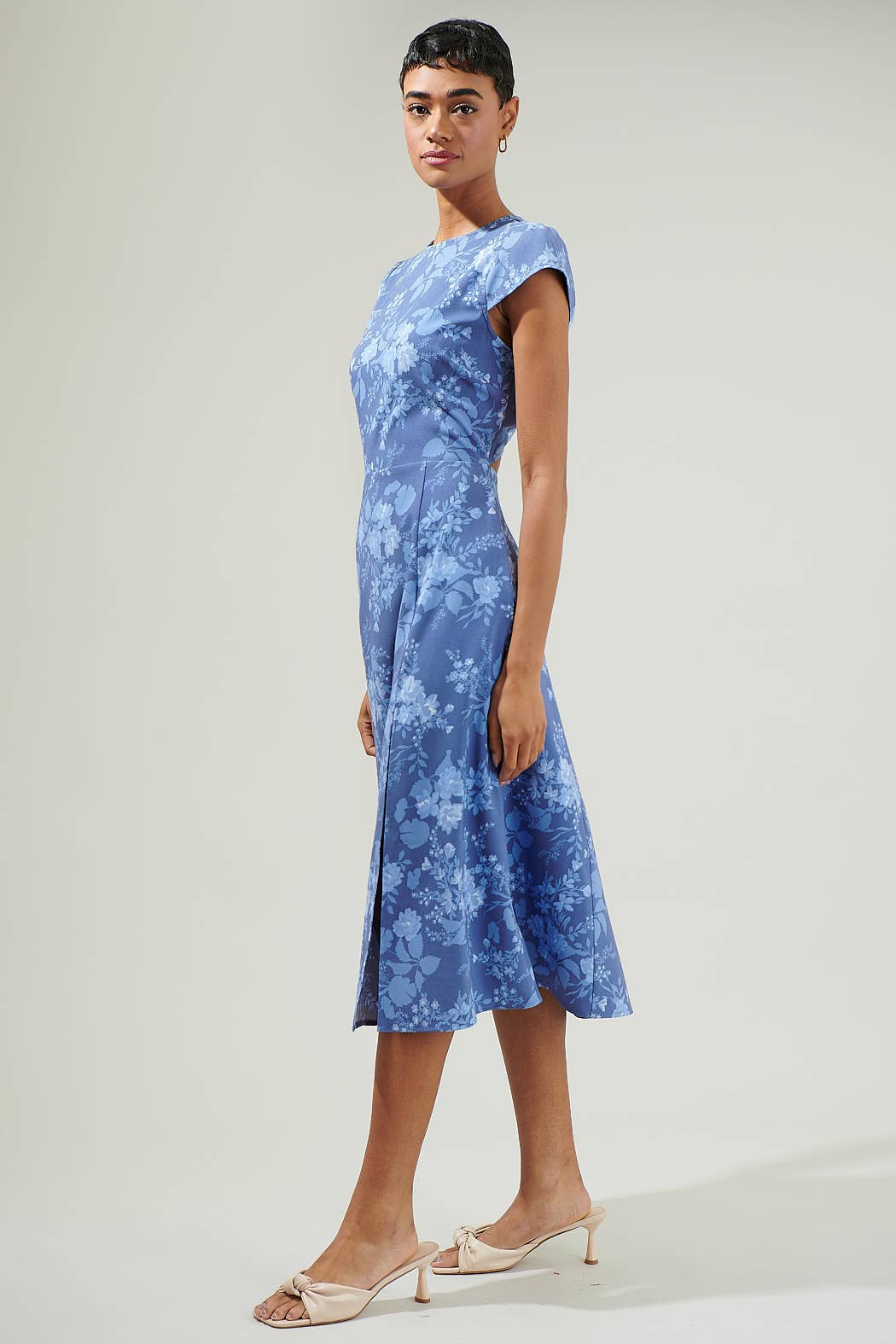 Everbloom Cutout Midi Dress