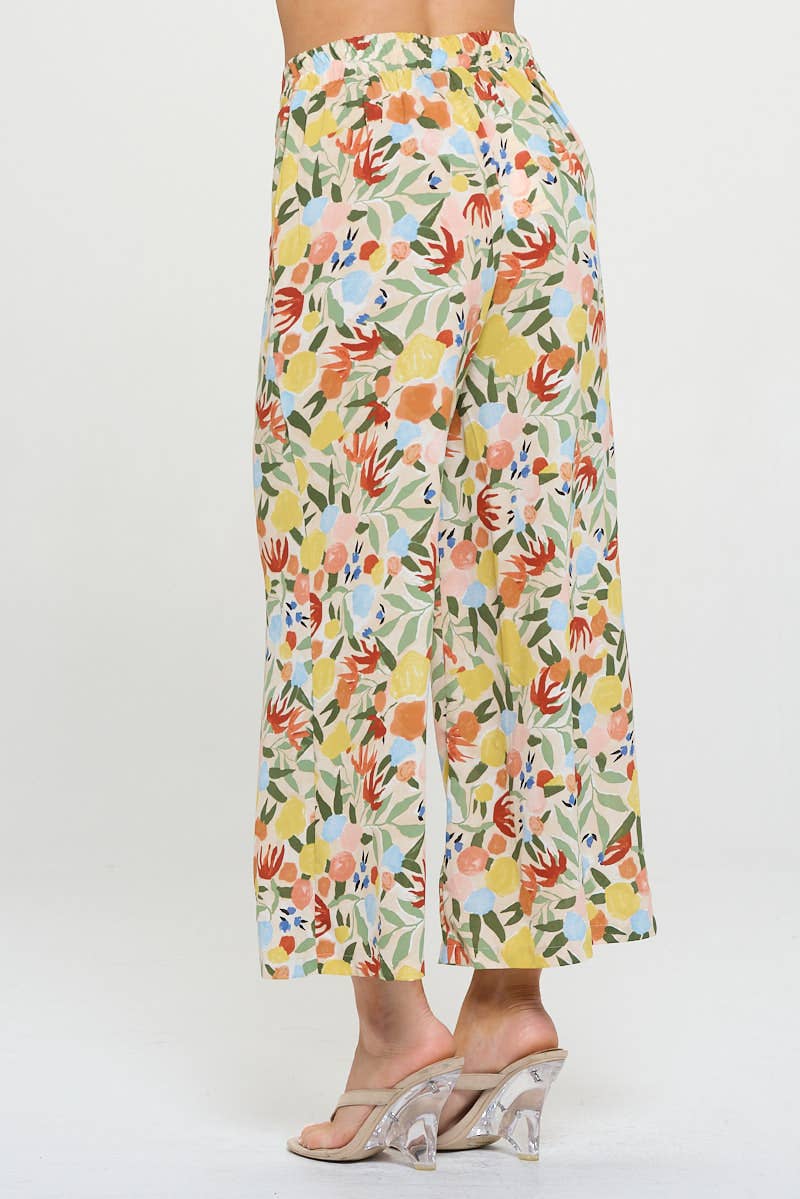 Watercolor Bloom Pants