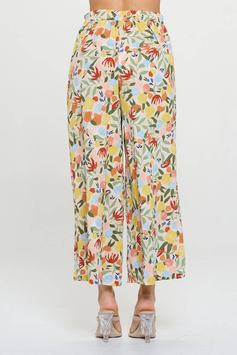 Watercolor Bloom Pants