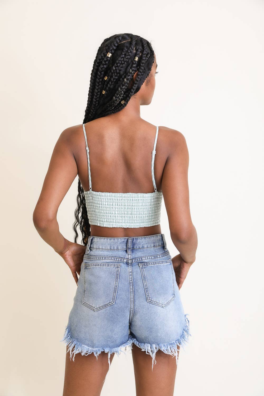 Gingham Crop Top
