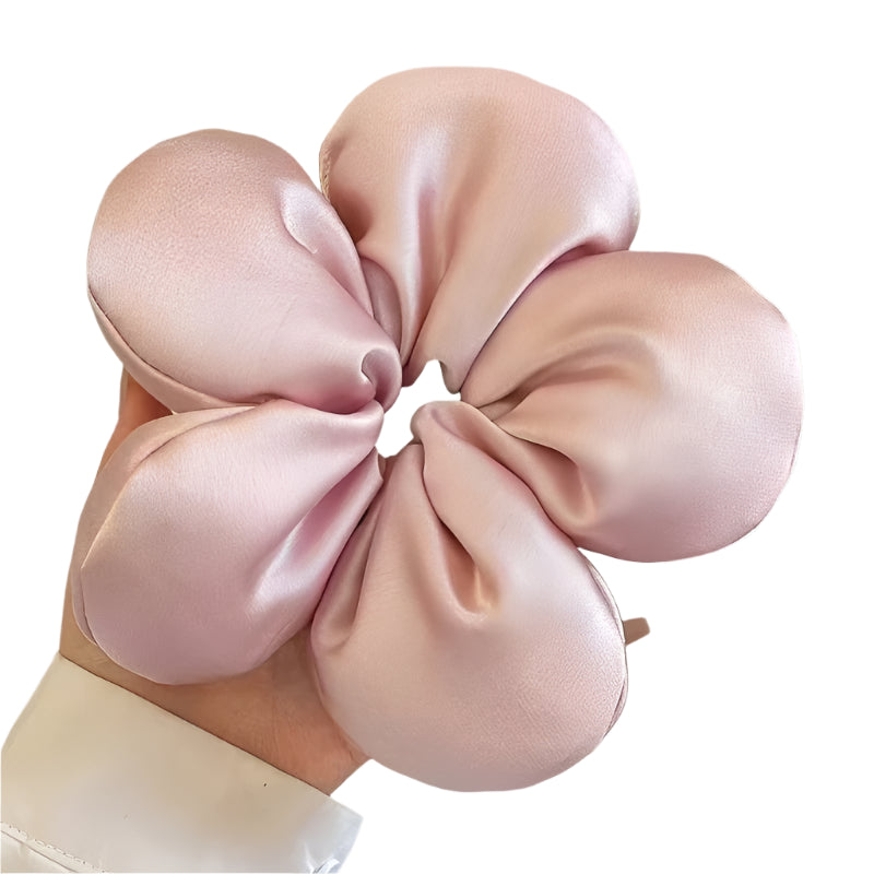 3D Flower Large Hair Scrunchie