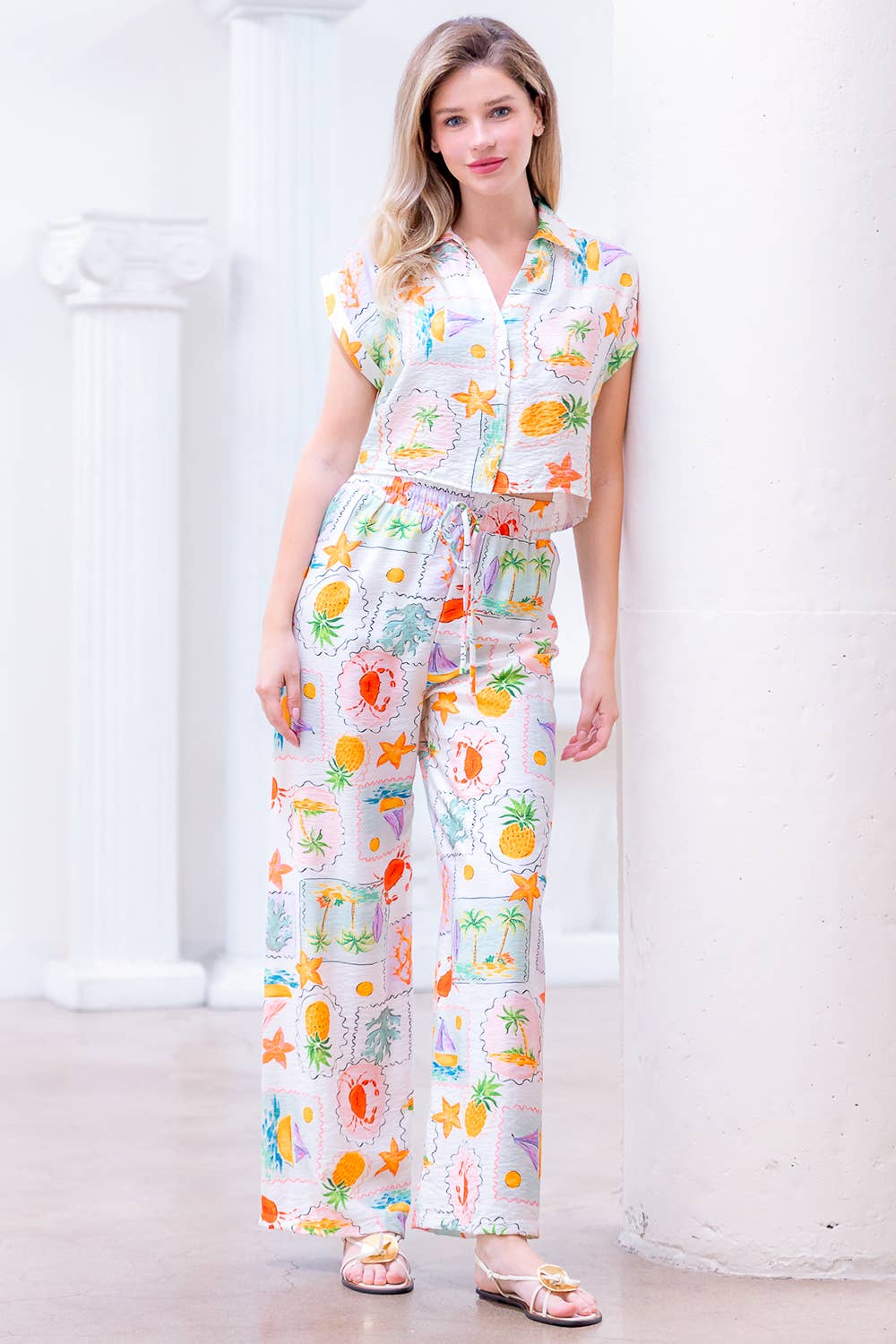 Breeze Short Sleeve Tope & Pant Set