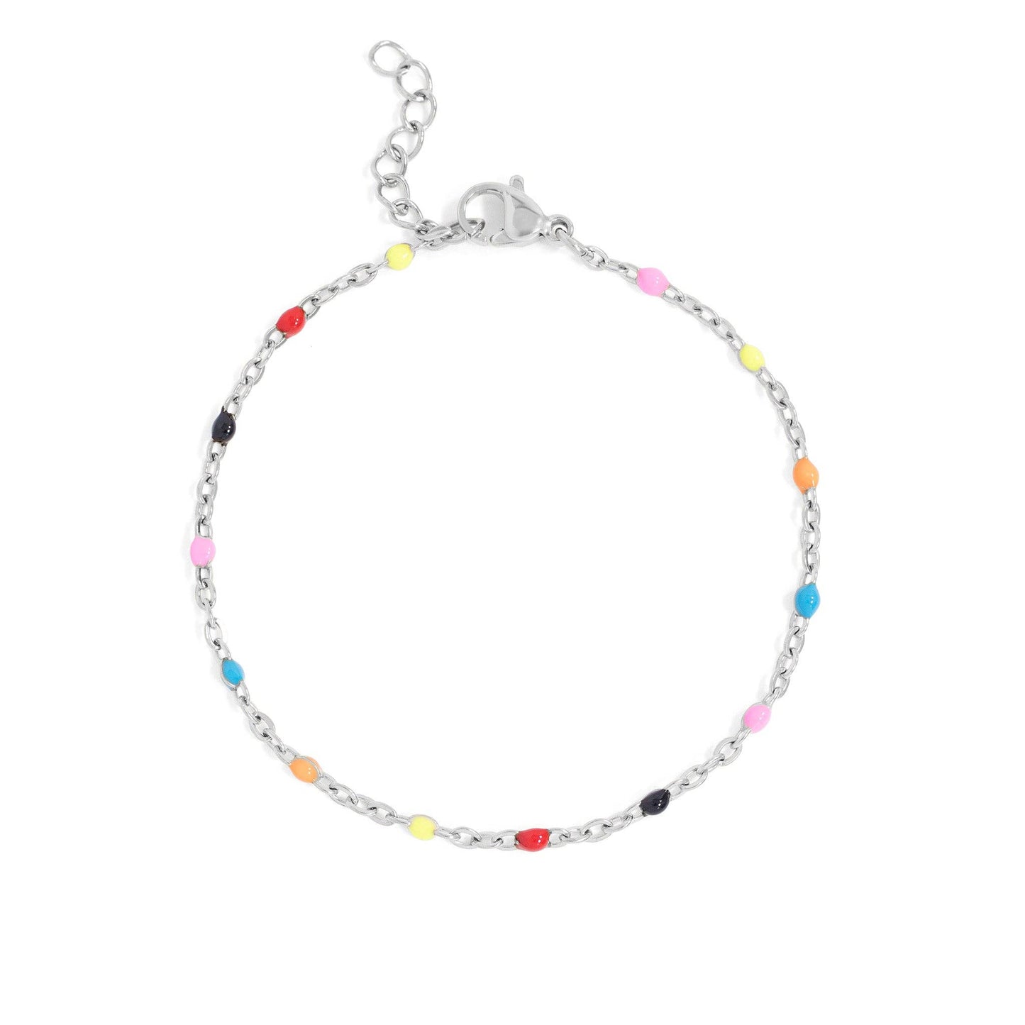 Stainless Muti Color Confetti Bracelet