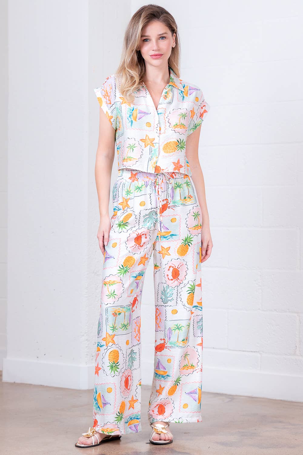 Breeze Short Sleeve Tope & Pant Set