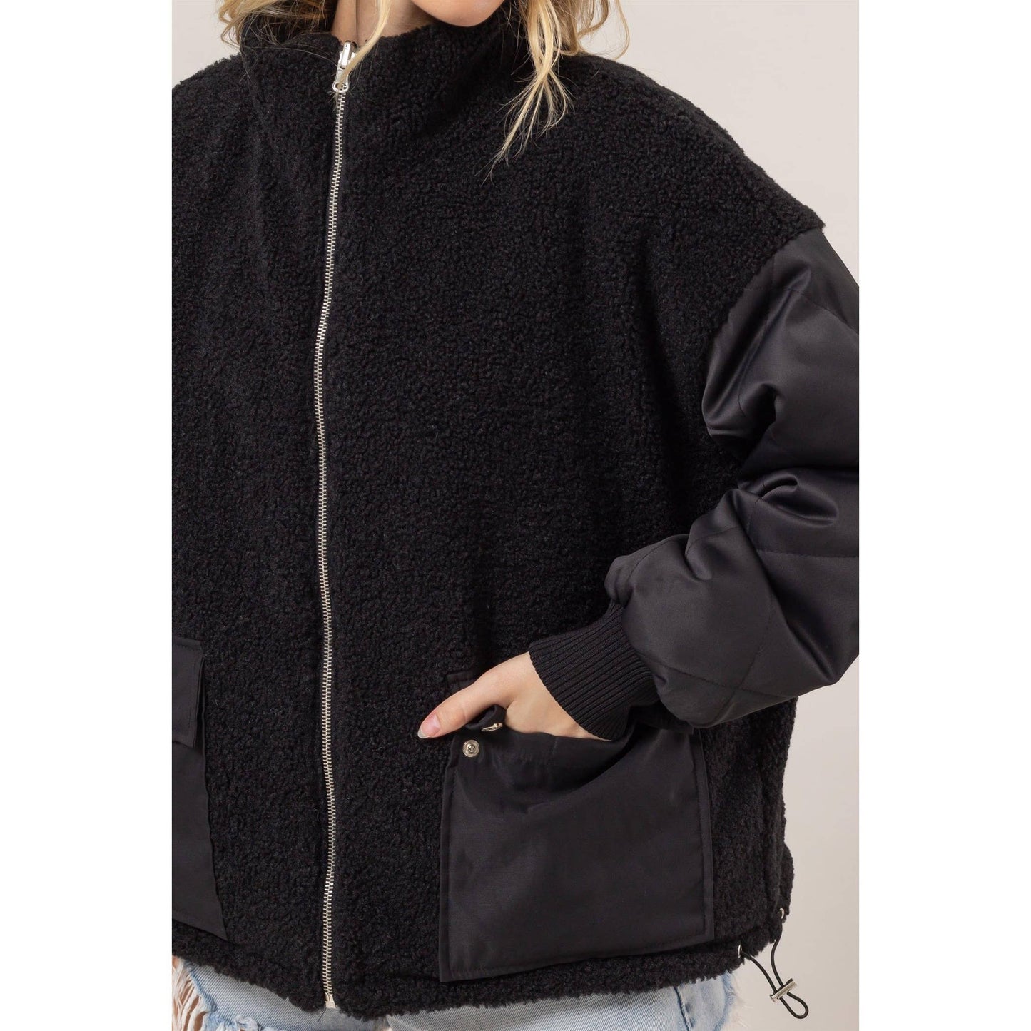 Reversible Fur Puffer Jacket