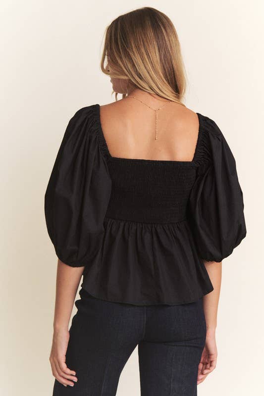 Heart You Peplum Top