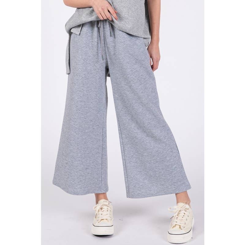 French Terry Wide Pants