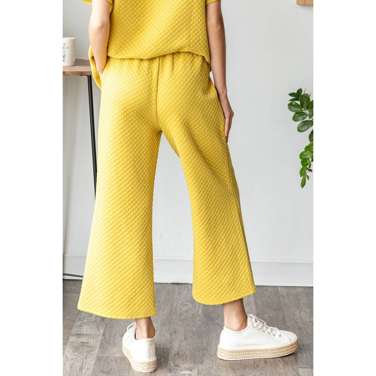 Waffle French Terry Pants