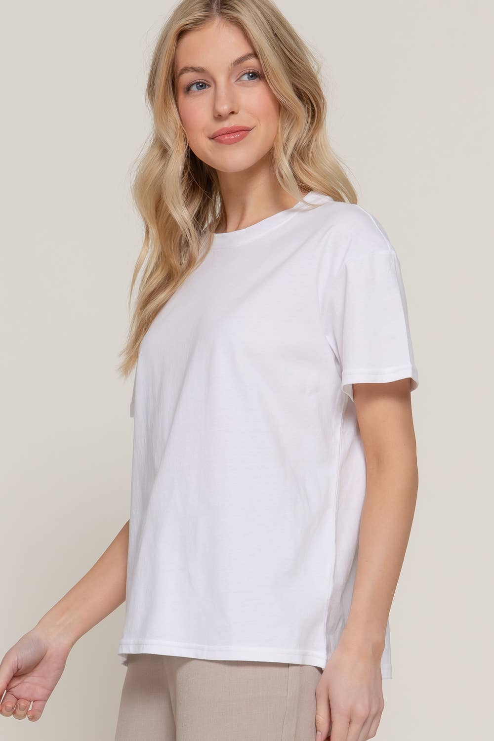 Short Sleeve Round Neck Tee