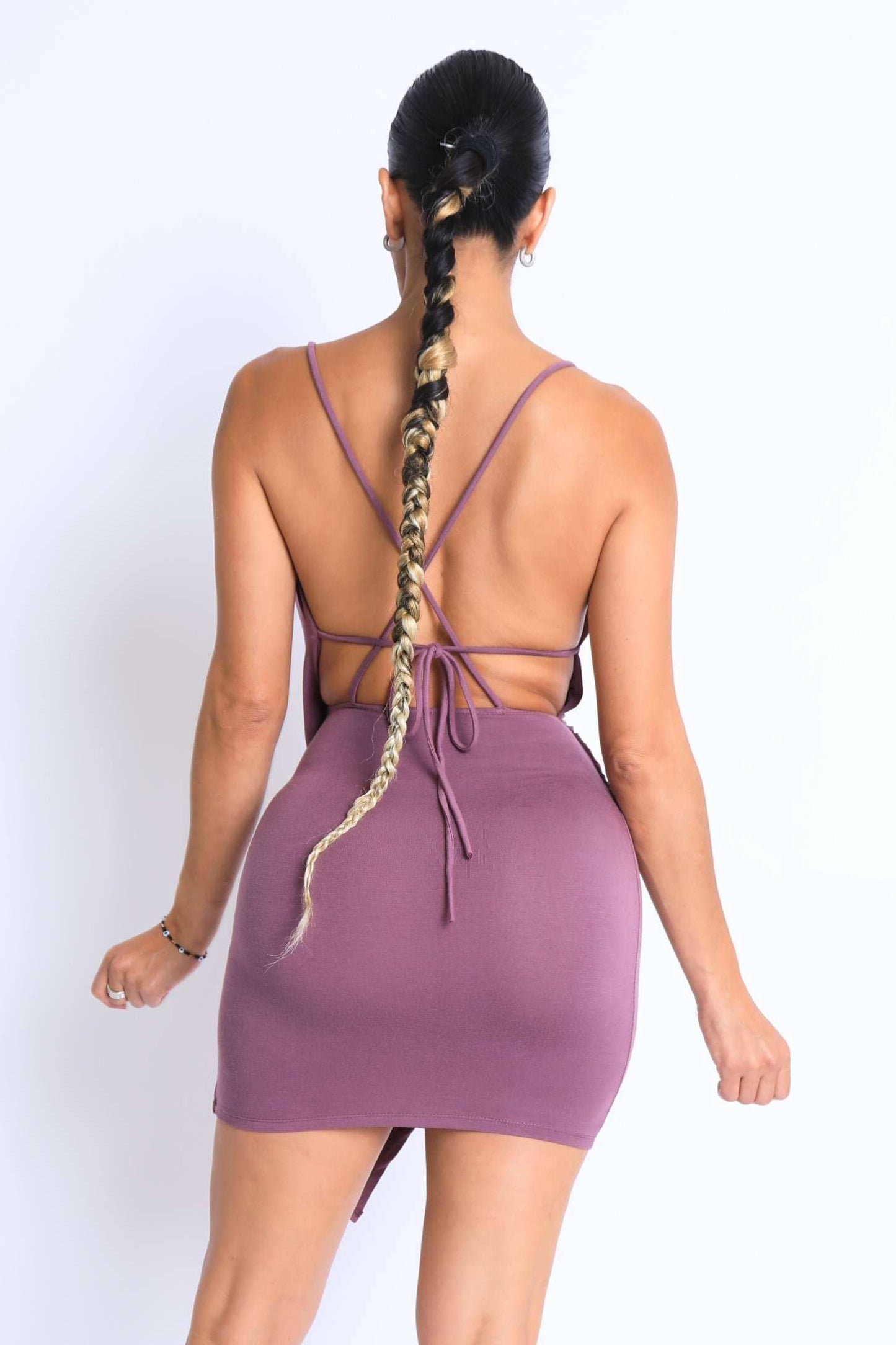 Asymmetric Midi Dress