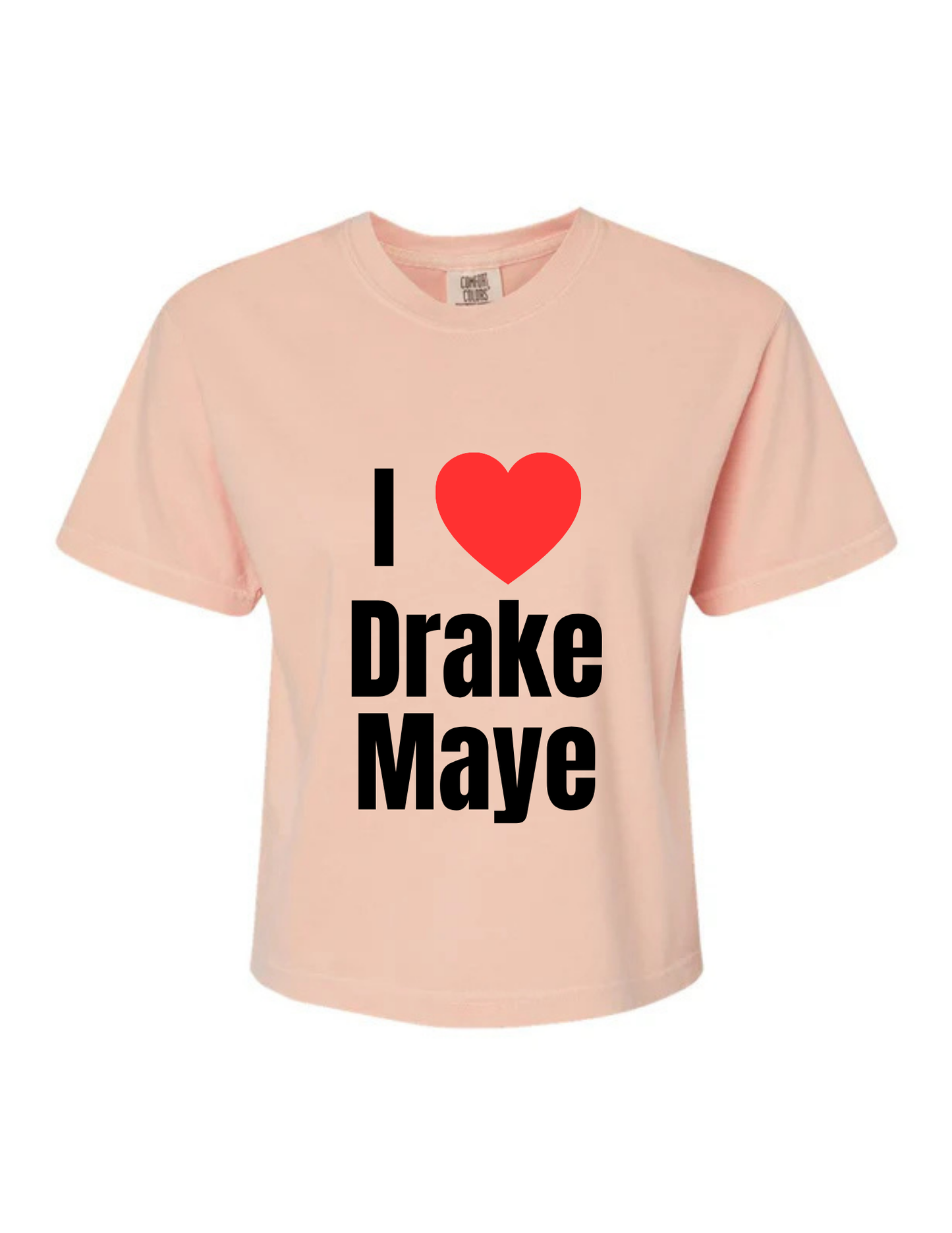 I Heart Drake Maye Boxy Tee