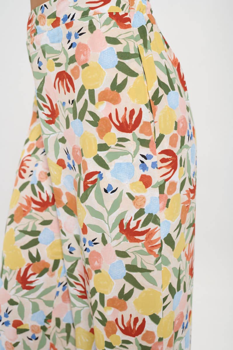 Watercolor Bloom Pants