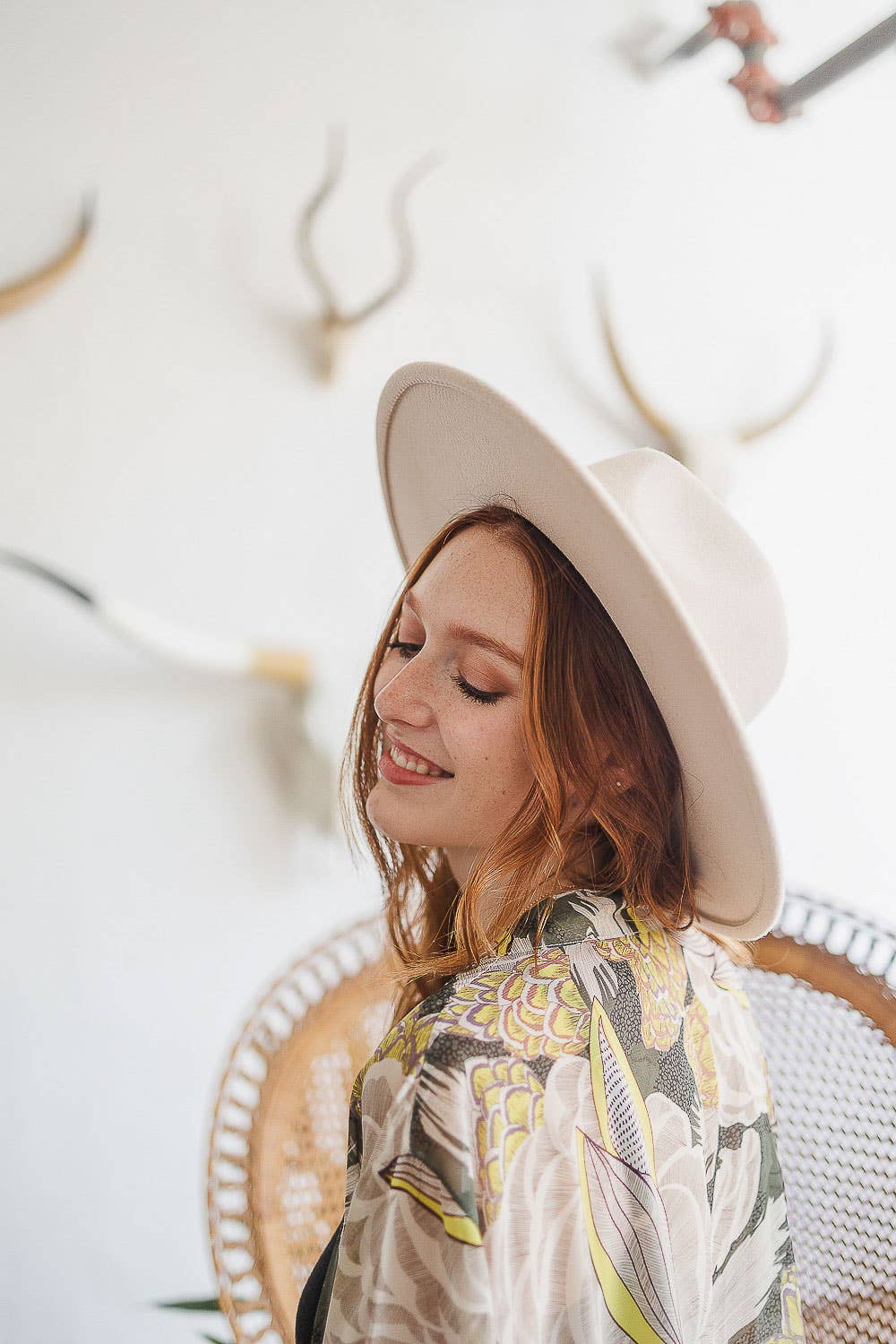 Flat Brin Buckle Hat
