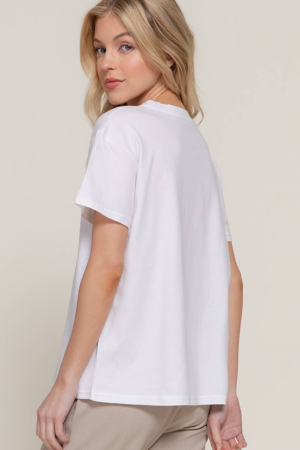 Short Sleeve Round Neck Tee
