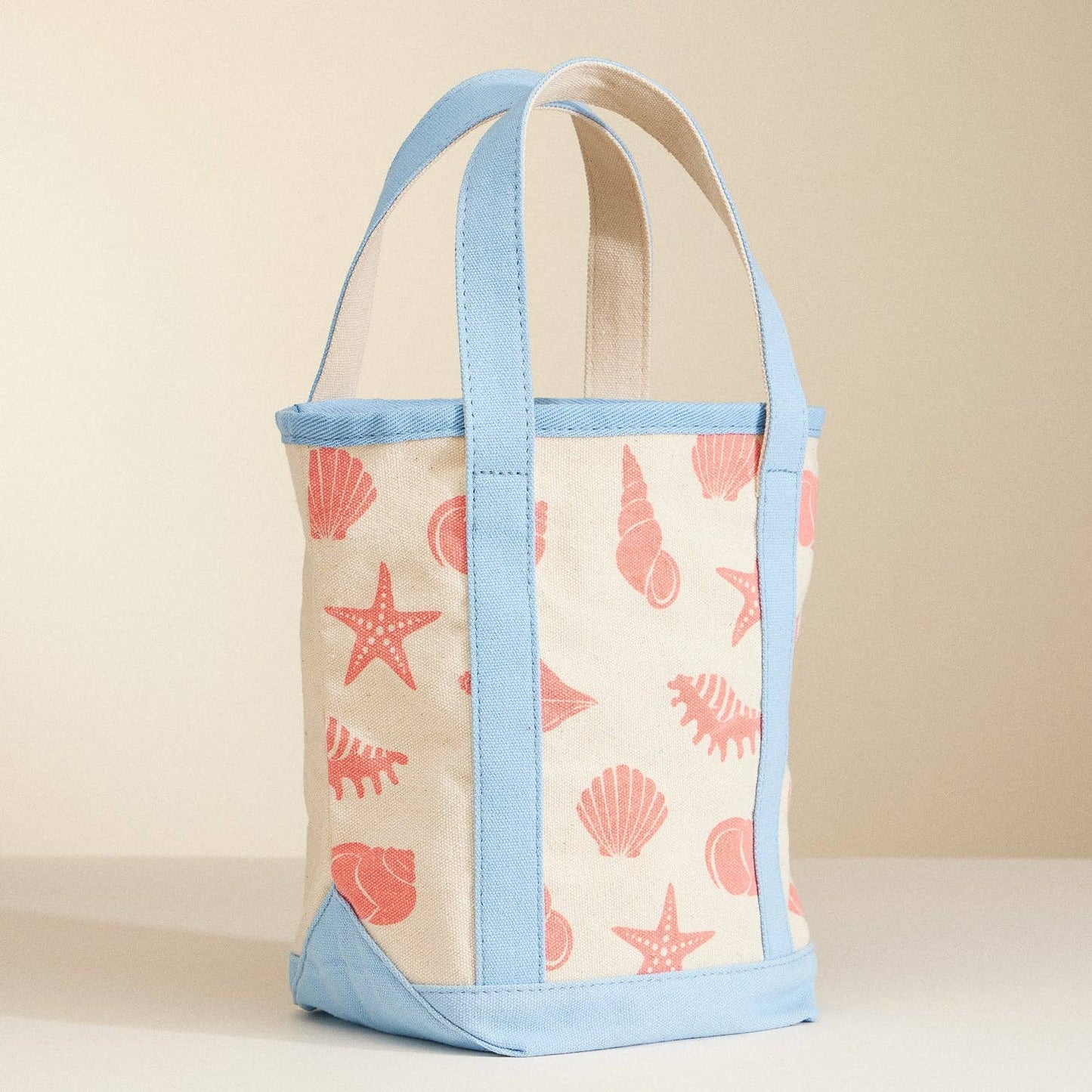 Small Sea Shell Everywhere Canvas Bag