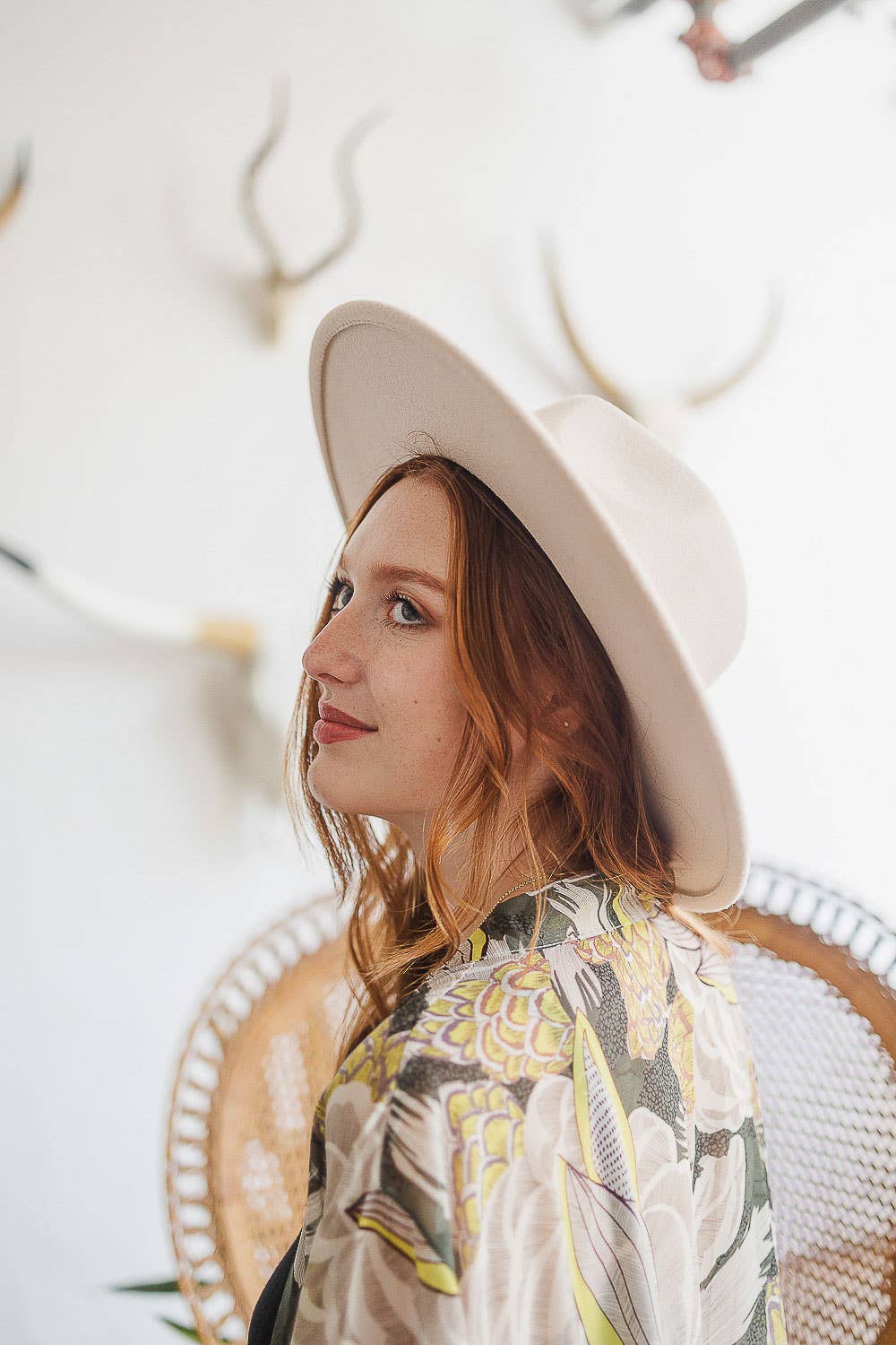 Flat Brin Buckle Hat