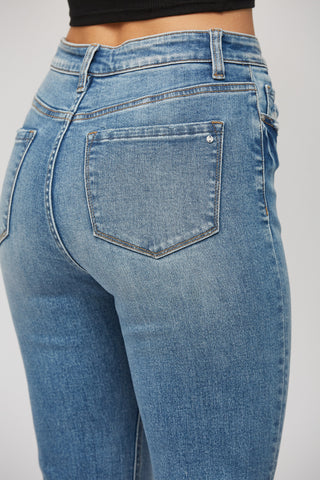 Super High Rise Straight Leg Denim