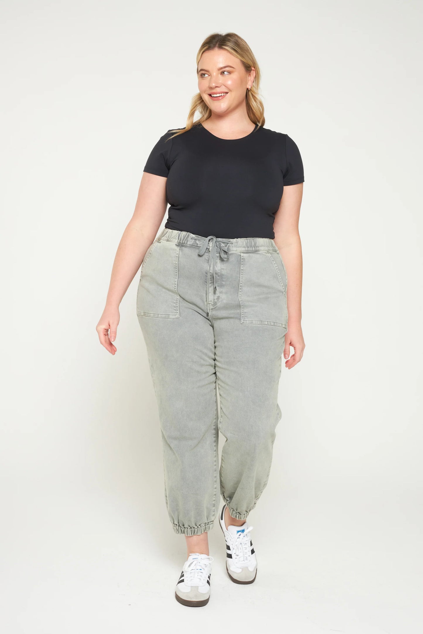 High Rise Crop Jogger (S-3X)