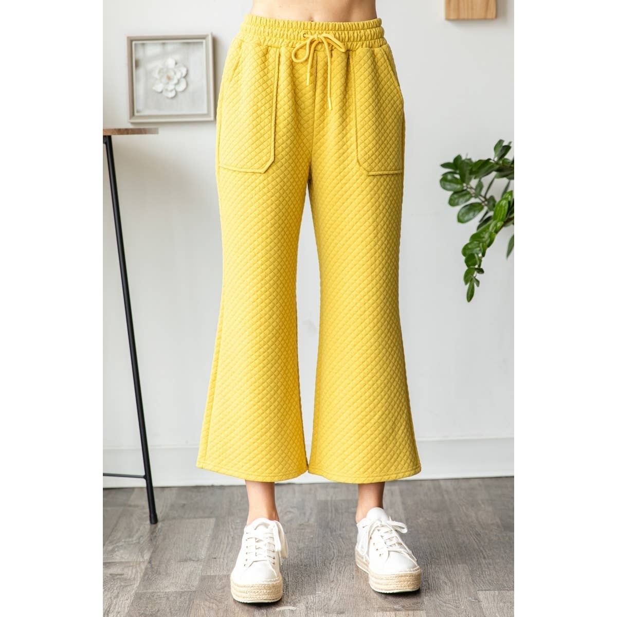 Waffle French Terry Pants