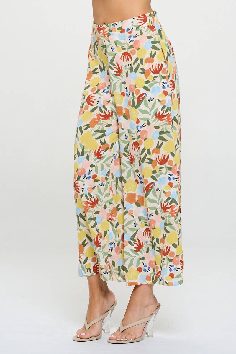 Watercolor Bloom Pants