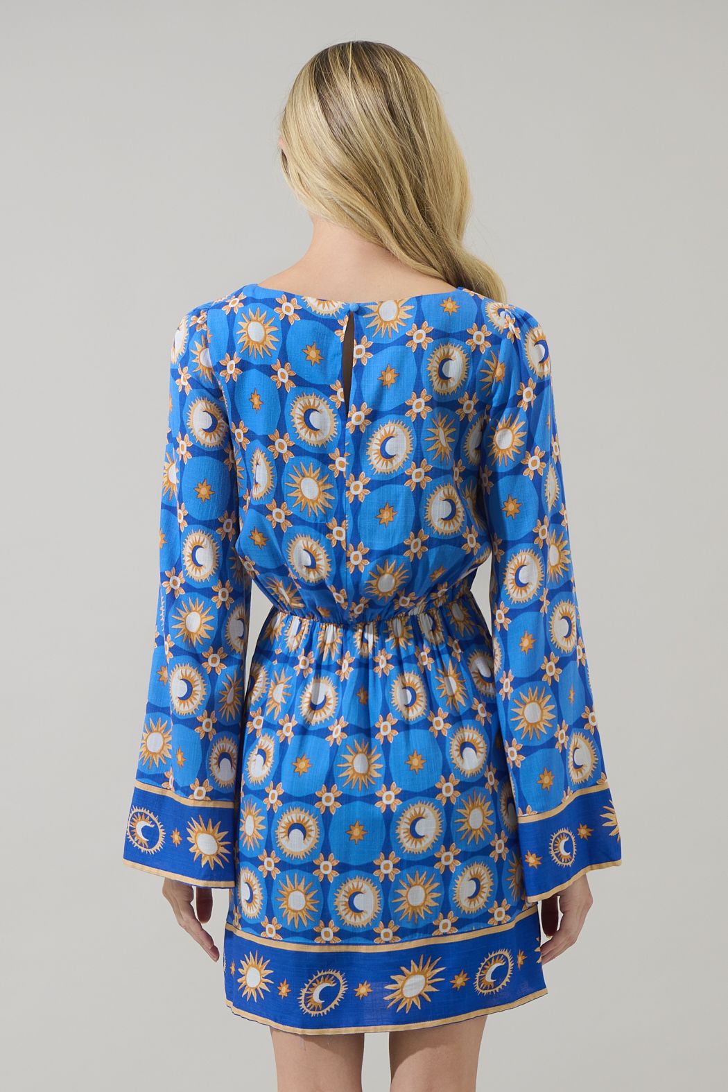 Moonshine Bell Sleeve Mini Dress