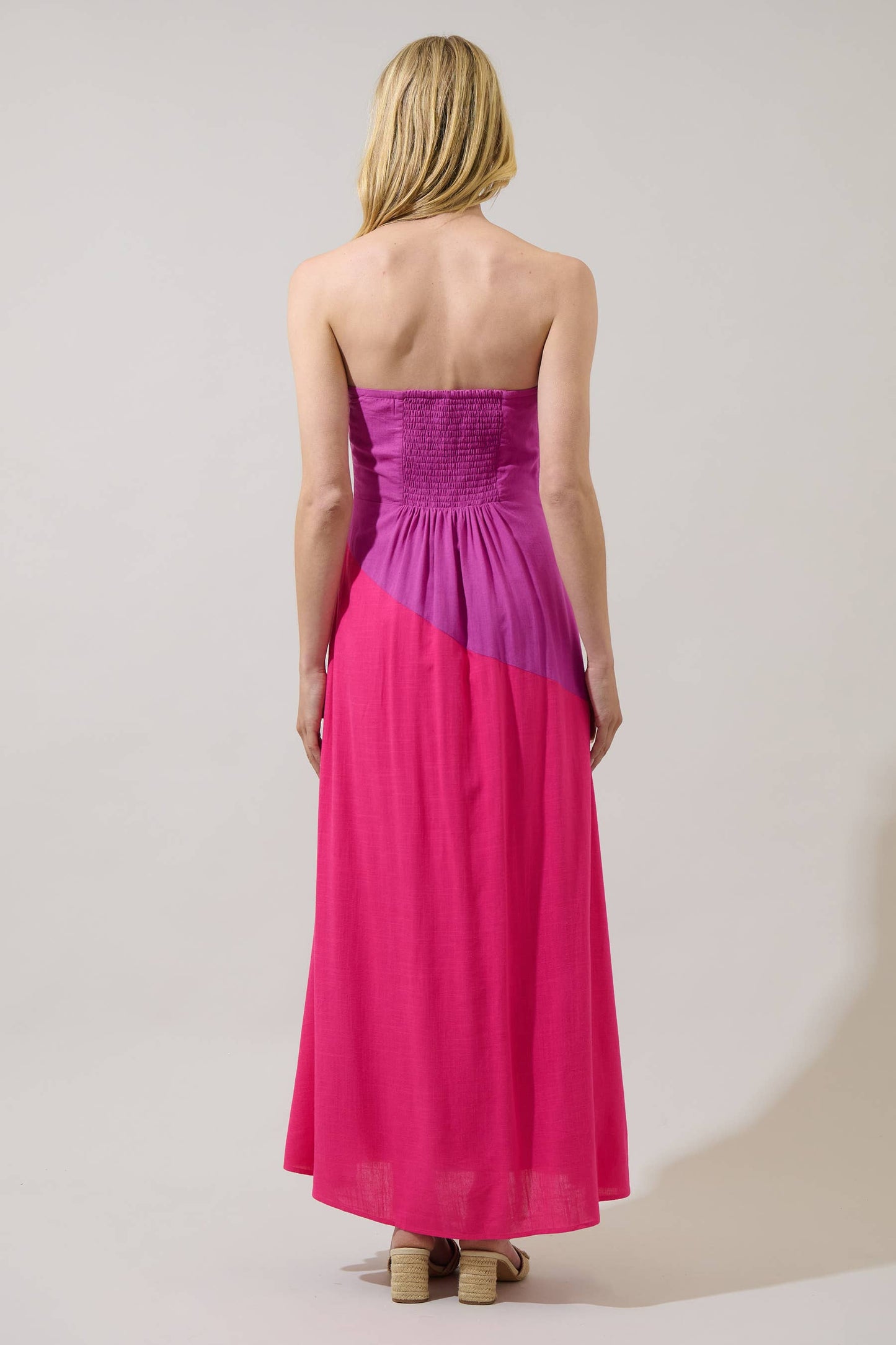 Lunetta Color Block Maxi Dress
