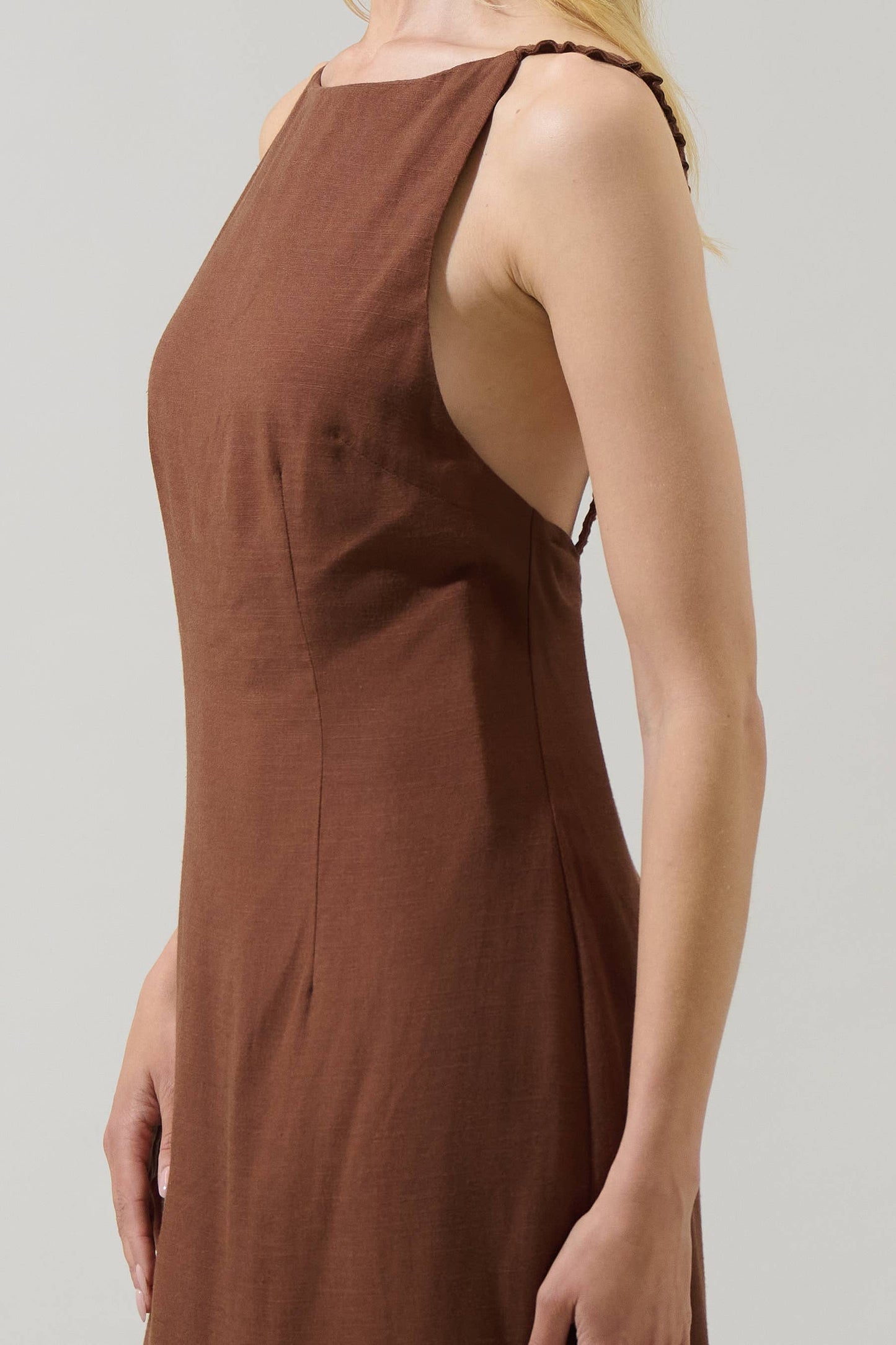 Mizie Open Back Maxi Dress