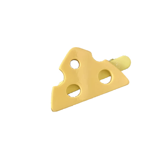Cheese Slice Hair Claw Clip
