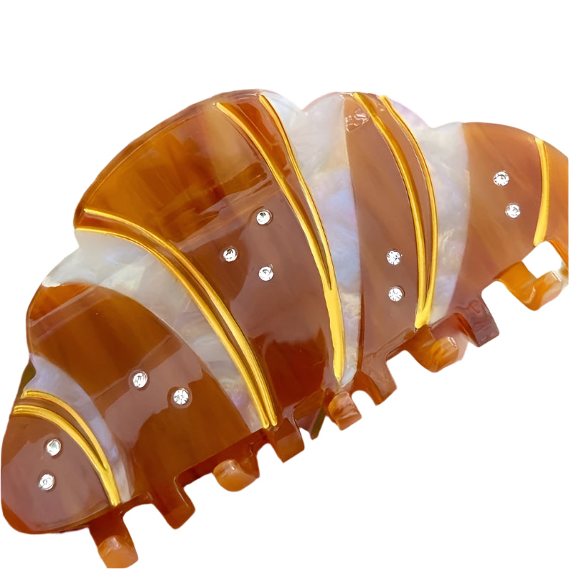 Croissant Hair Claw Clip