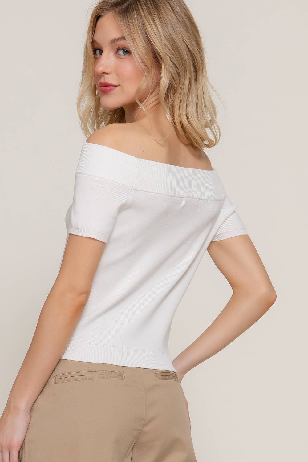 Off The Shoulder Sweater