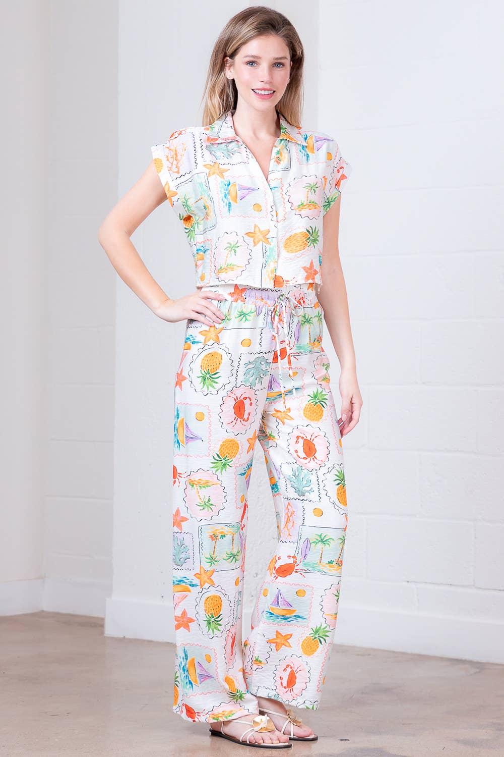 Breeze Short Sleeve Tope & Pant Set