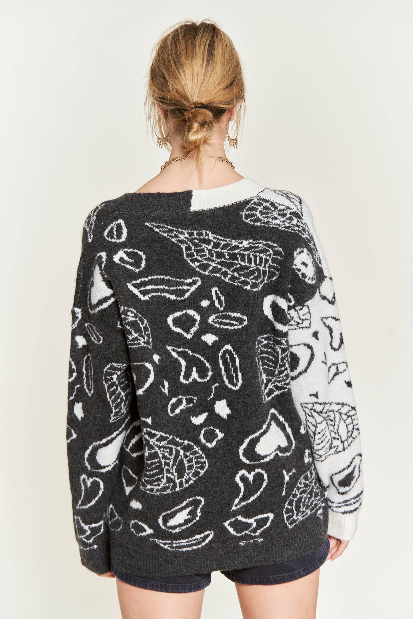 Heart Paisley Cardigan