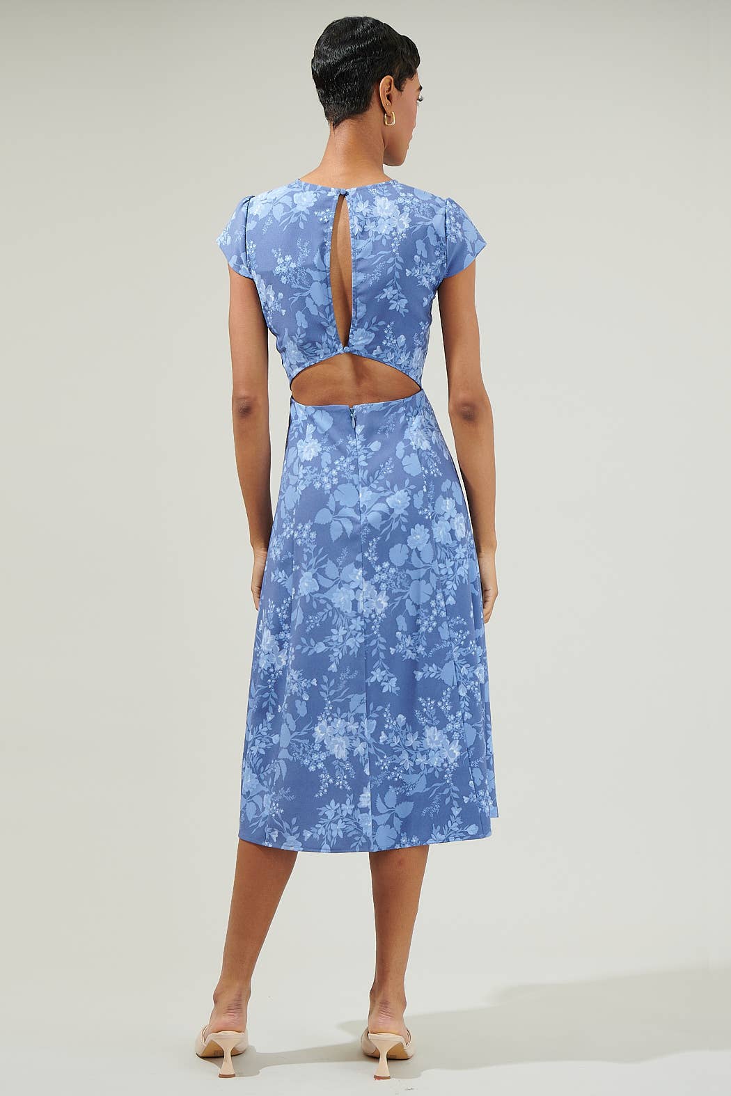 Everbloom Cutout Midi Dress