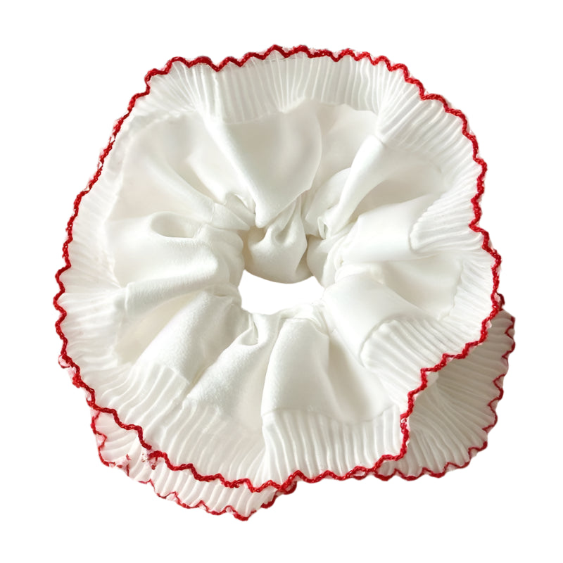 Gingham Oversized Hair Scrunchie