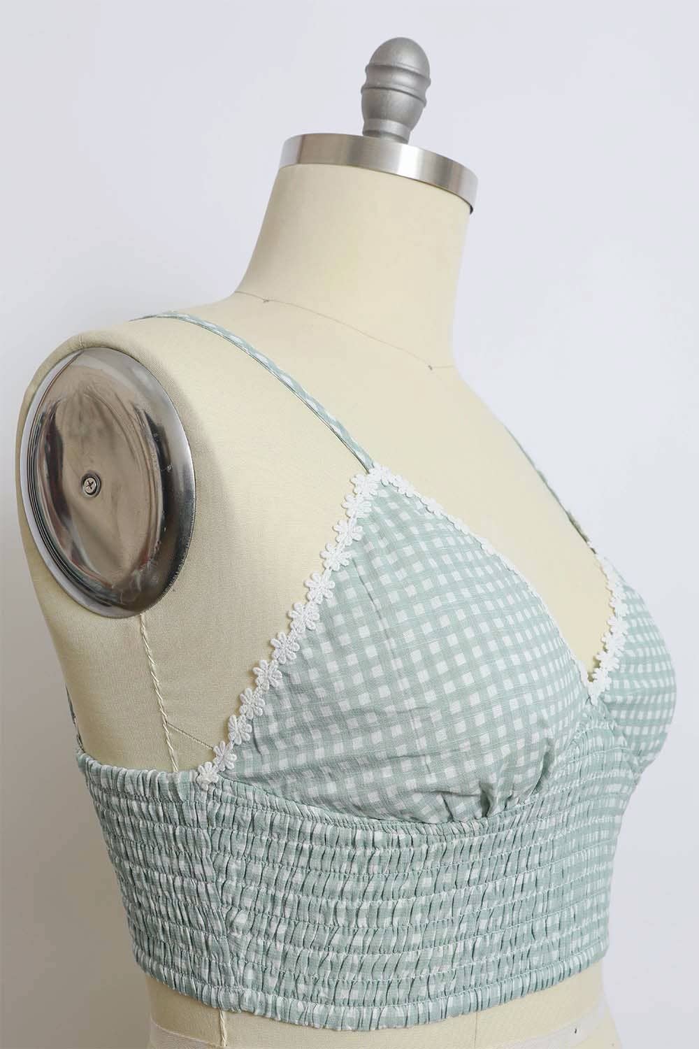 Gingham Crop Top XL