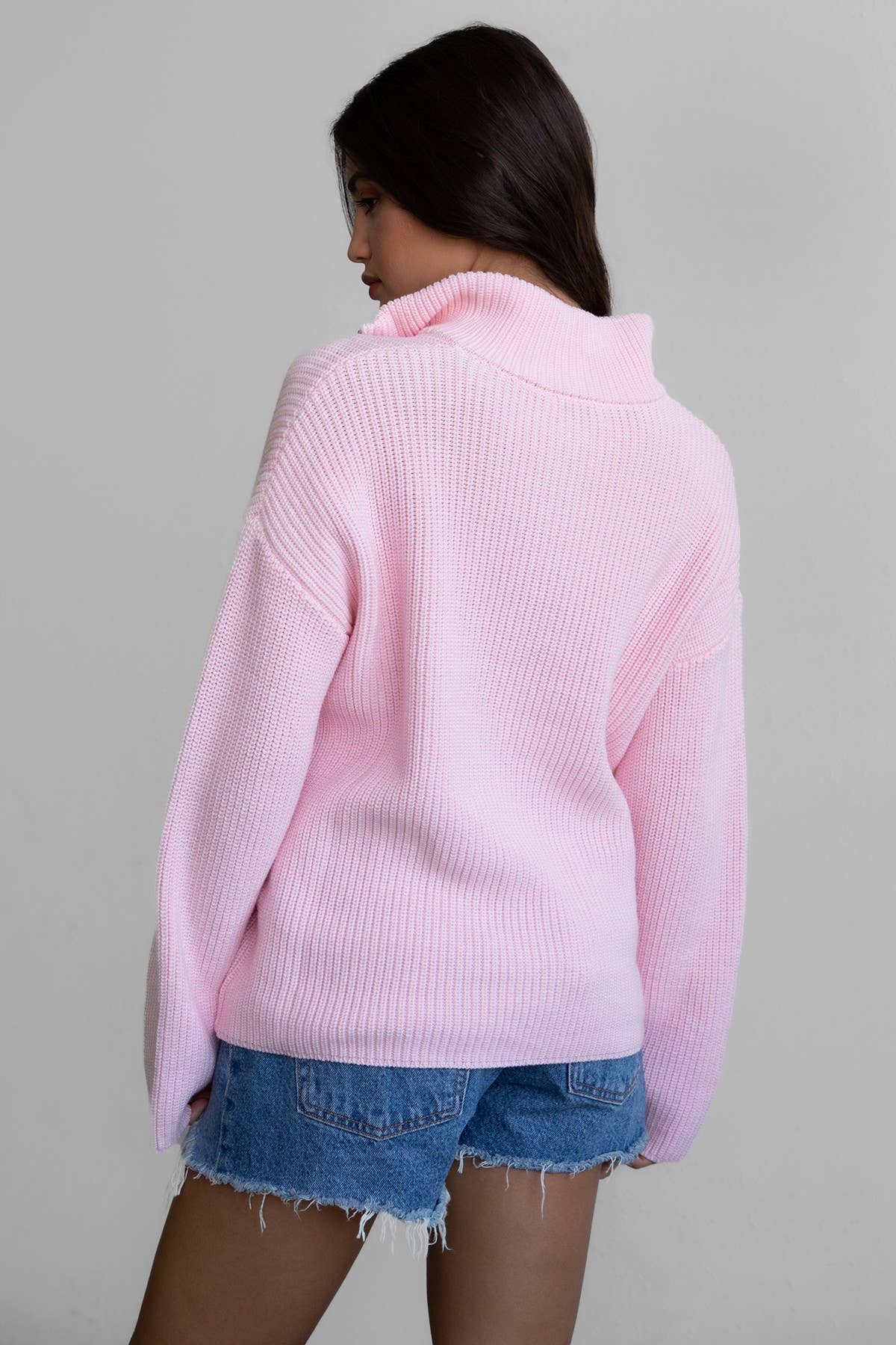 LIISA Quarter Zip Sweater