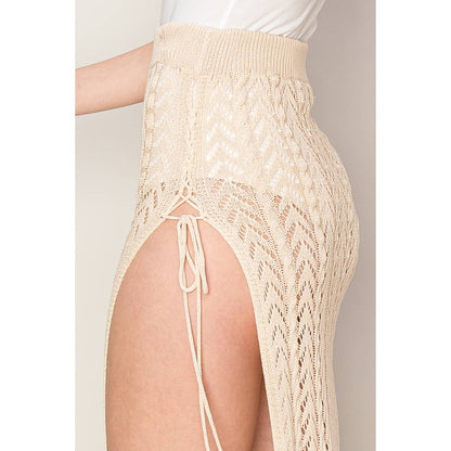 CROCHET COVER-UP SKIRT