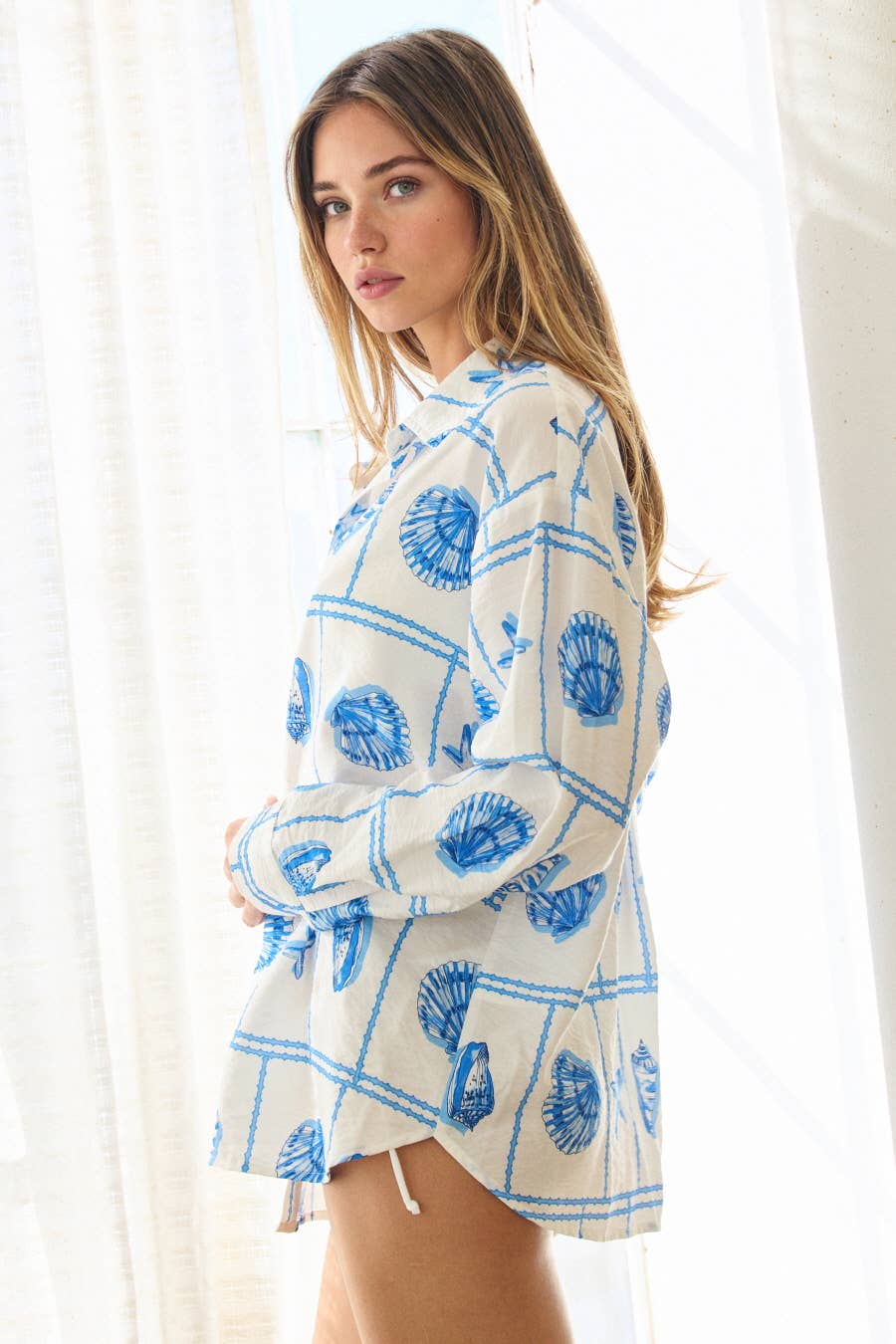 Seashell Lover Button-up Shirt