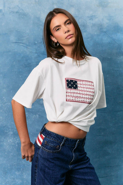 Oversized Flag T-Shirt