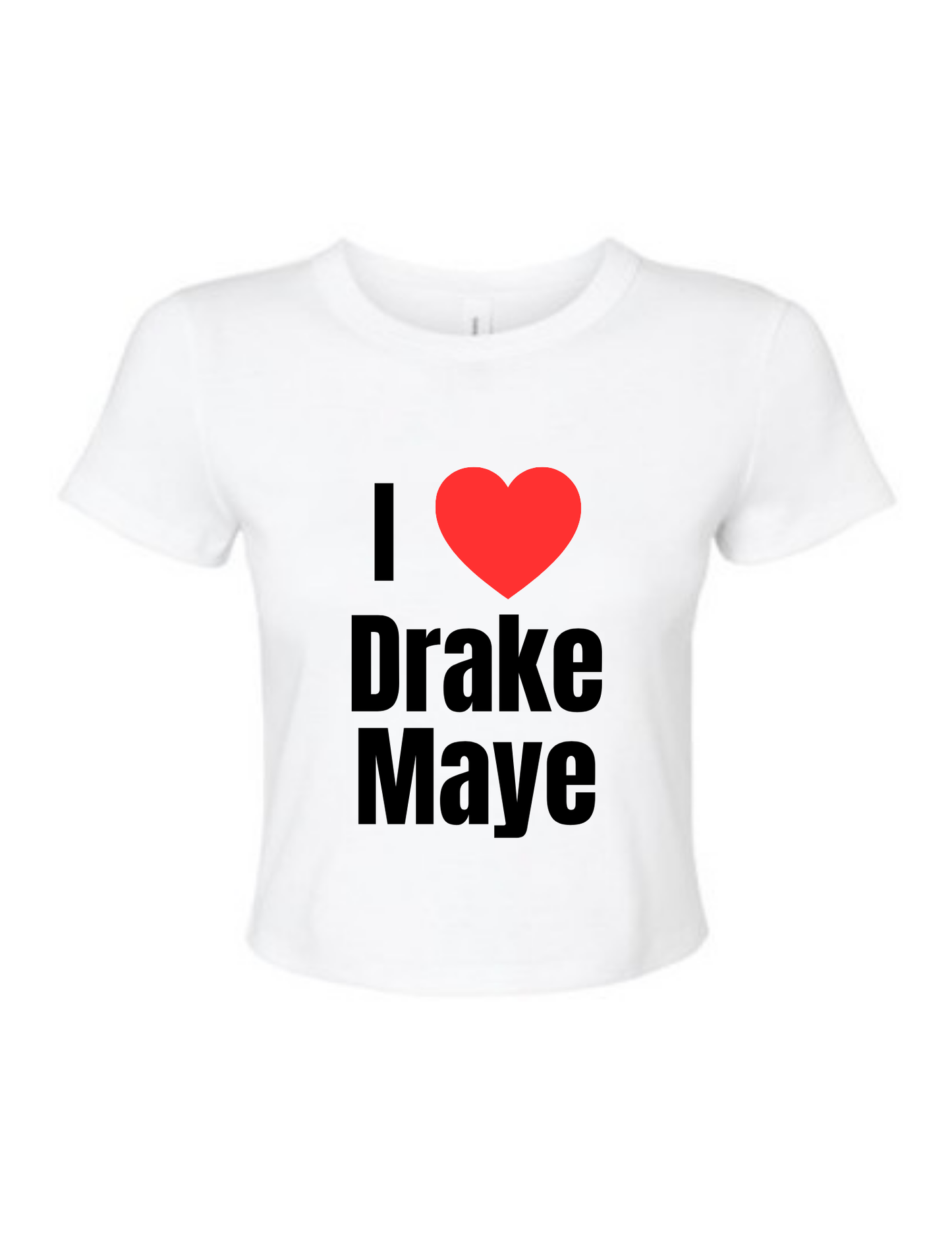 I Heart Drake Maye Baby Tee