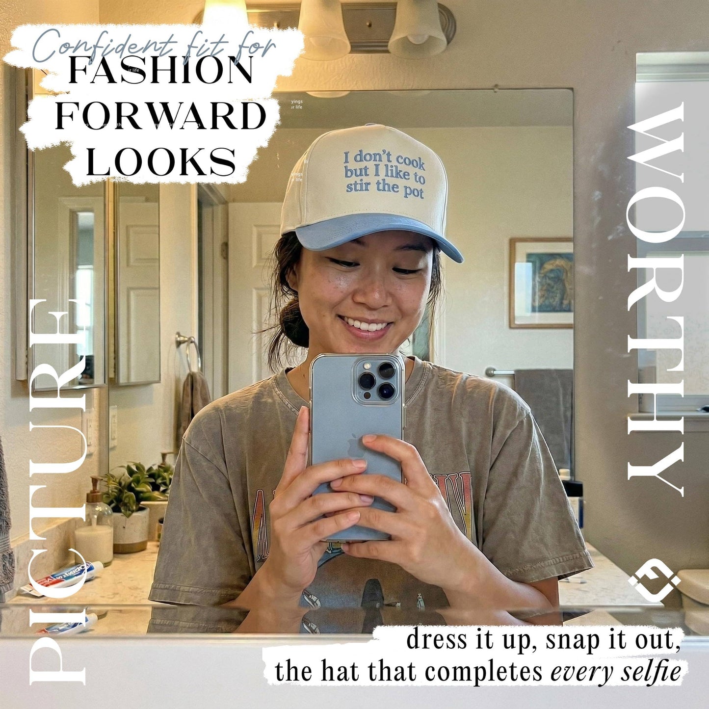 I Don’t Cook Trucker Hat