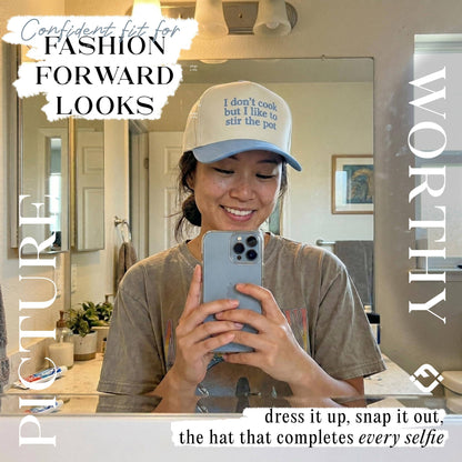I Don’t Cook Trucker Hat