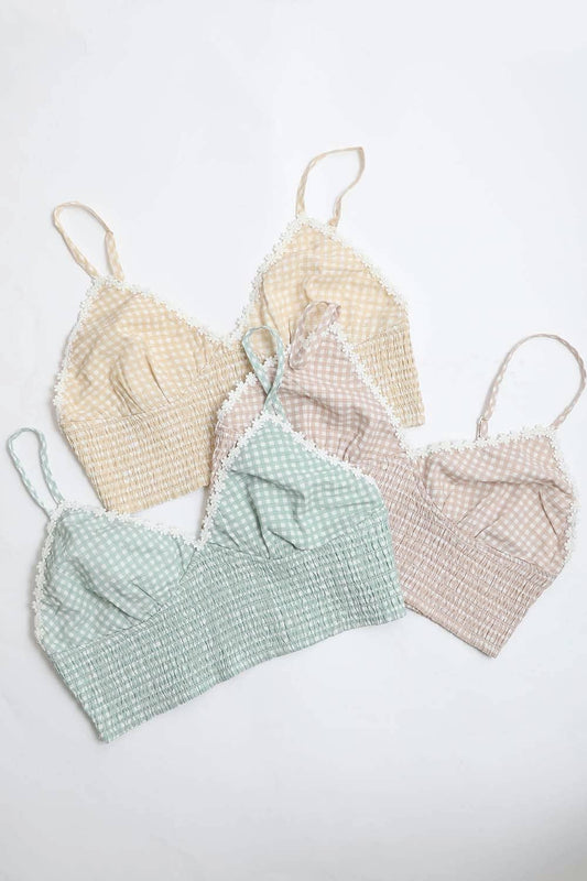 Gingham Crop Top XL