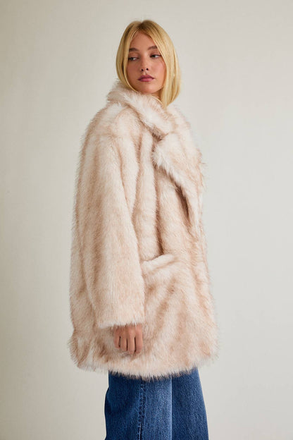 Faux Fur Oversized Coat