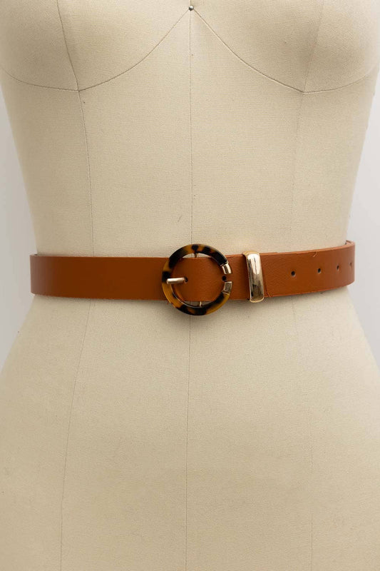 Tortoise O Ring Buckle Belt