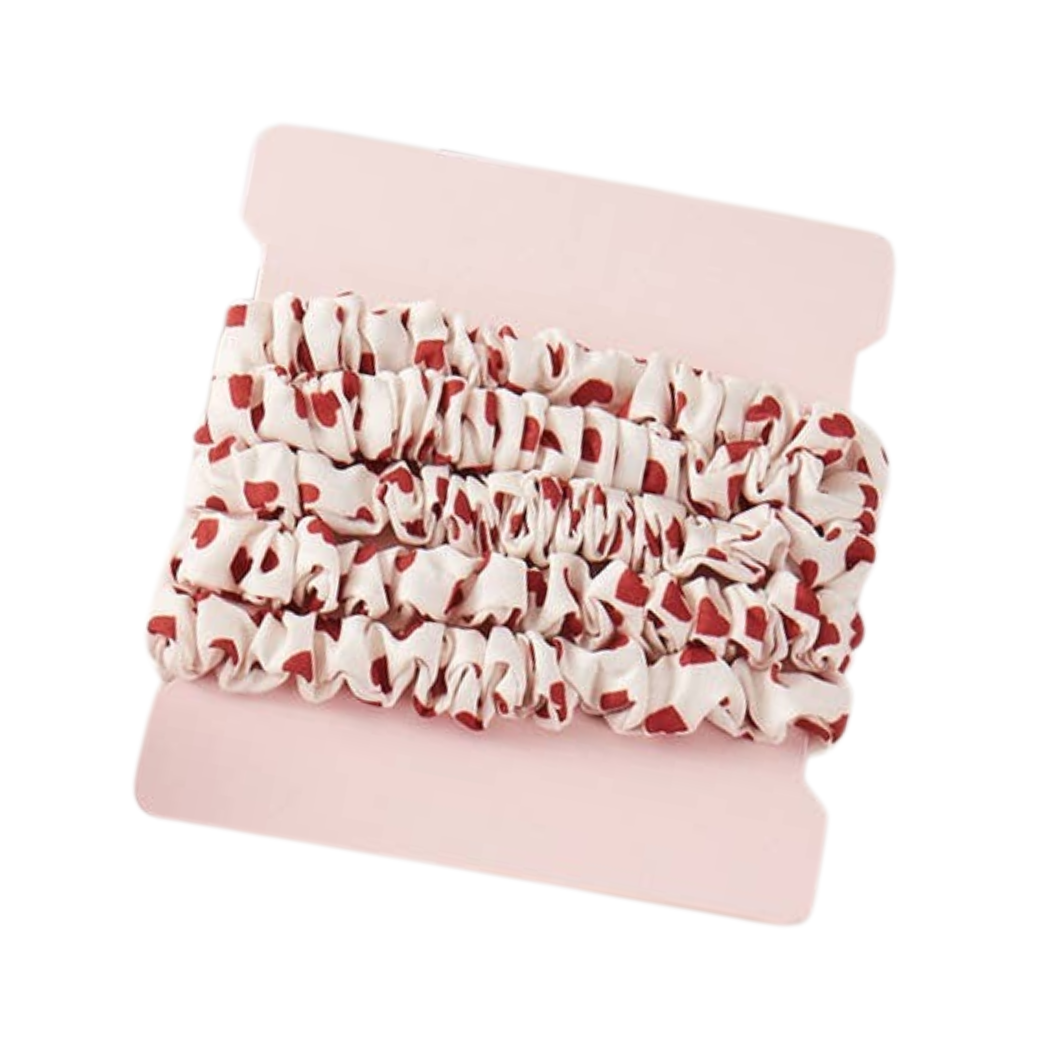Small Heart Scrunshie Set