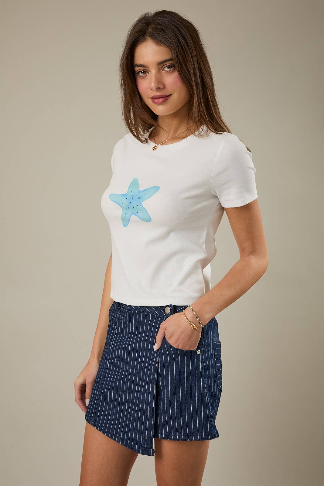 Starfish Crew Neck T-Shirt