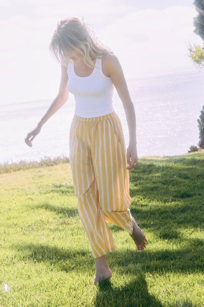Striped Relaxed Pants (S-3X)
